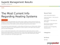 Central Heating Service Repair: What To Finish