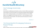 Careful Health Directory  - Collection of Quality Health Sites
