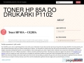 Toner HP 85a